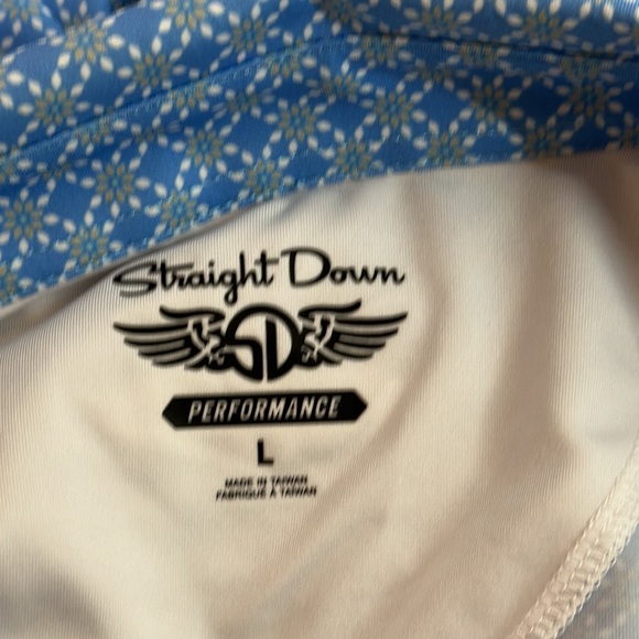 Straight Down men’s Large Golf Polo.  Clarksville Country Club TN on sleeve. - Picture 7 of 8